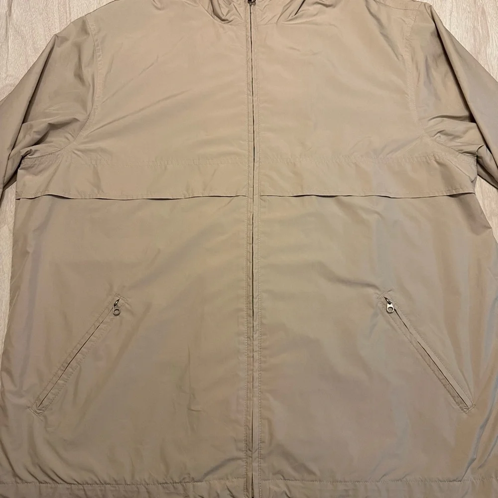 Greg Norman Collection Light Tan Windbreaker